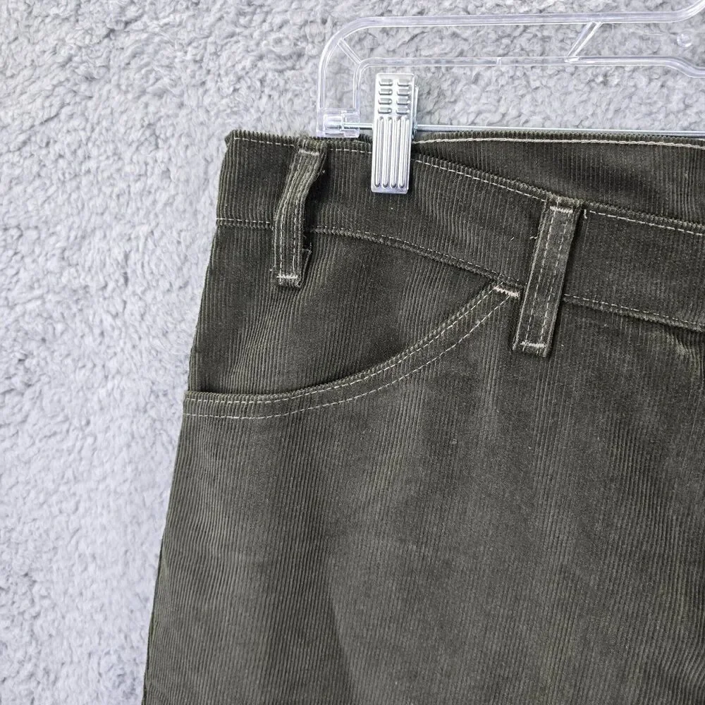 Vintage Levi's 515 Men's Green Straight Leg Jeans 90's Size 38 x 30